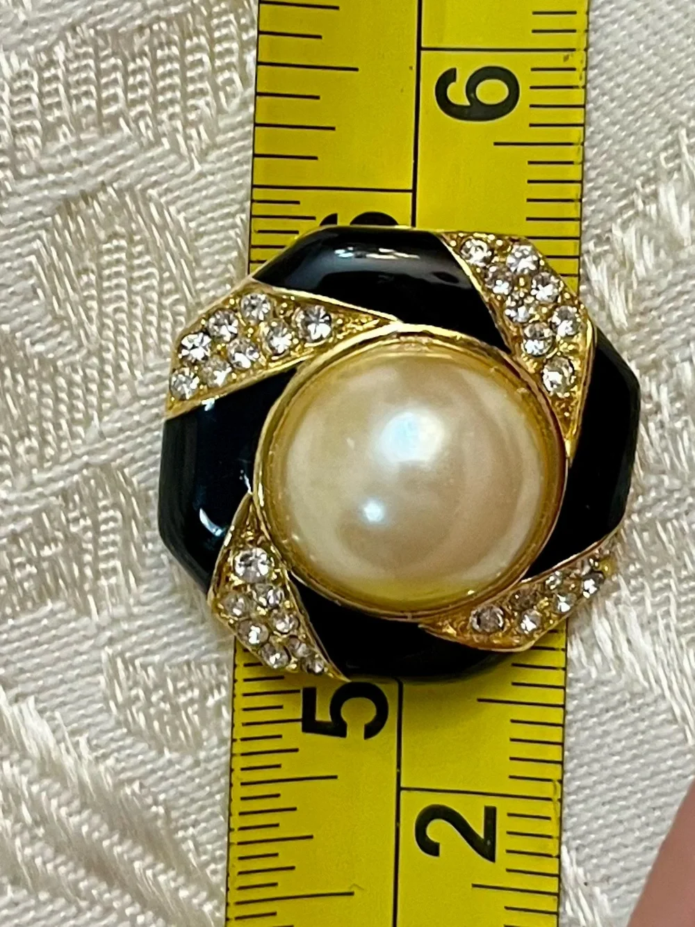 Vintage 1980s Art Deco Lot Signed Donald Stannard Brooch 2 Pair Clip Earrings